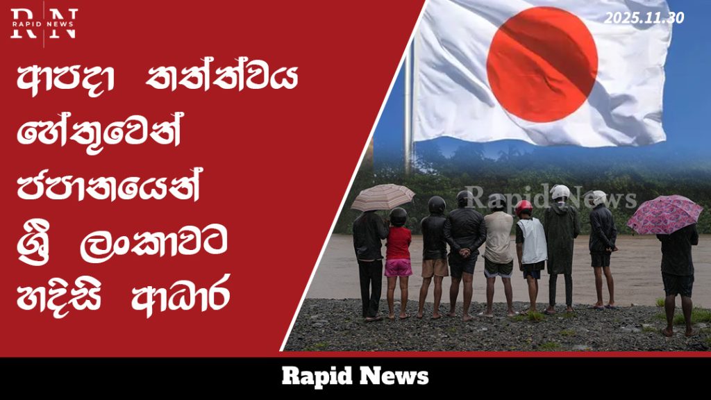 ආපදා තත්ත්වය හේතුවෙන් ජපානයෙන් ශ්රී ලංකාවට හදිසි ආධාර 8 template 45